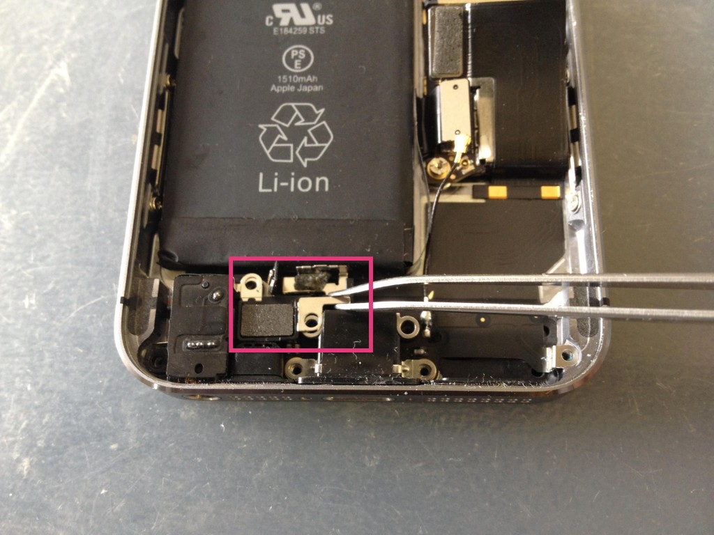 iPhone５Sホームボタン固定プレート