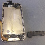 iPhone４ラウドスピーカー修理方法