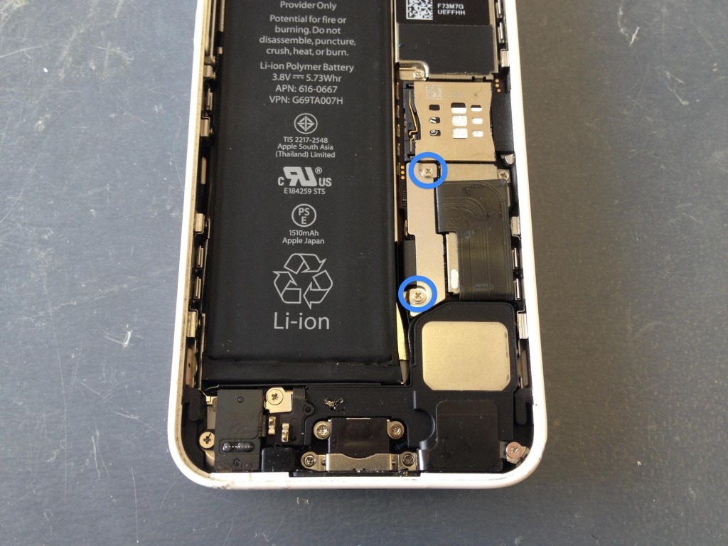 iPhone５Cバッテリープレート