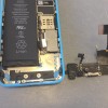 iPhone5Cライトニングコネクタ、イヤホン、マイク修理方法